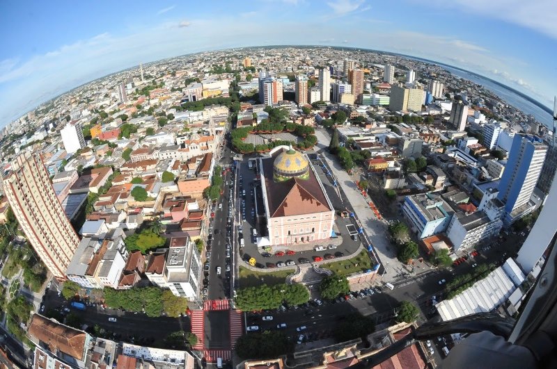 Vista aérea de Manaus